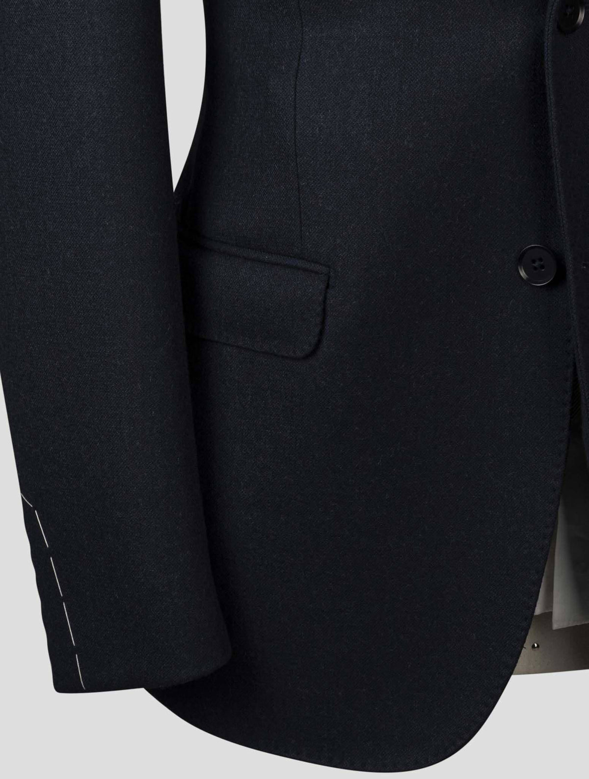 Isaia Blue Virgin Wool Blazer