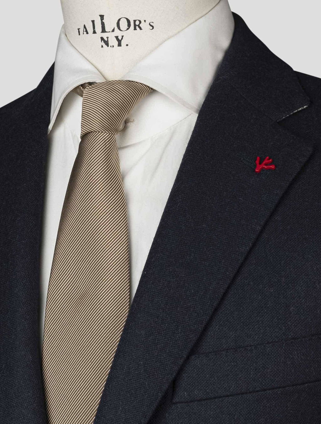 Isaia Blue Virgin Wool Blazer