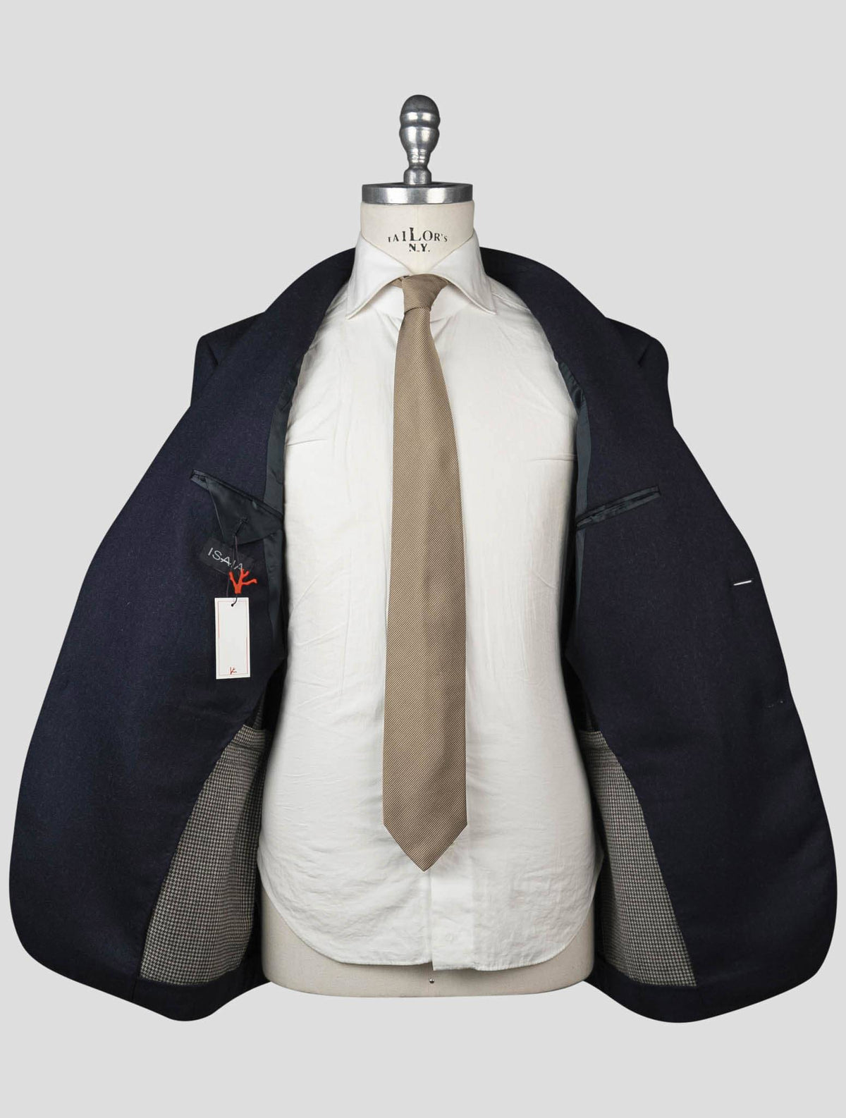 Isaia Blue Virgin Wool Blazer