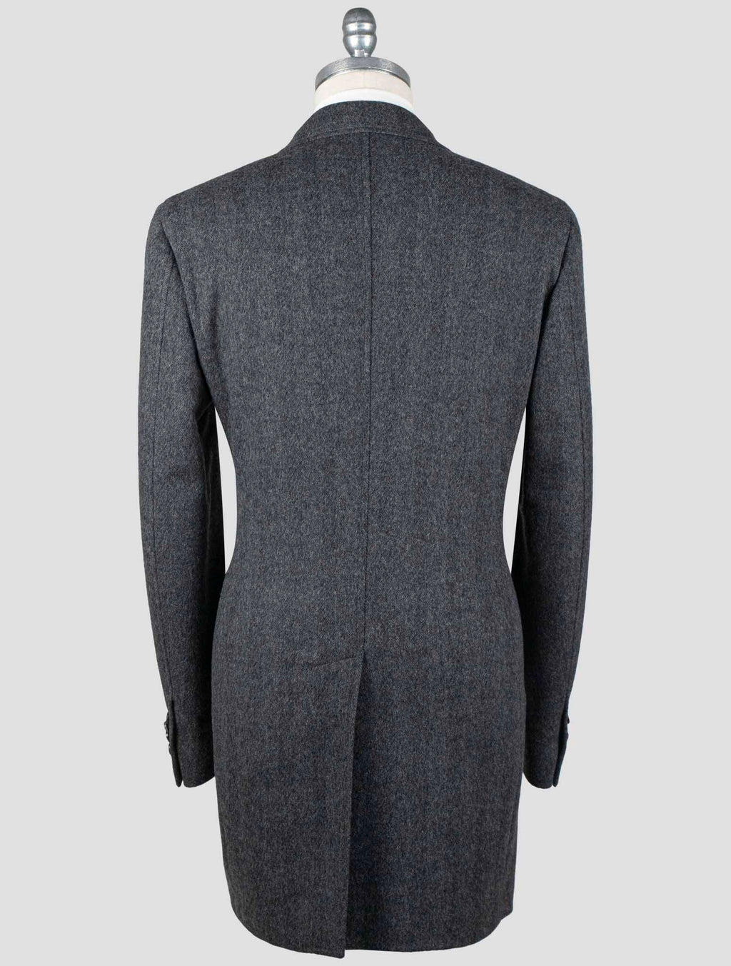 Isaia Gray Virgin Wool Overocat