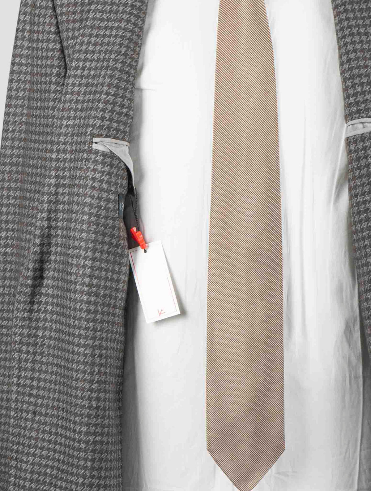 Isaia Gray Wool Pa Overcoat