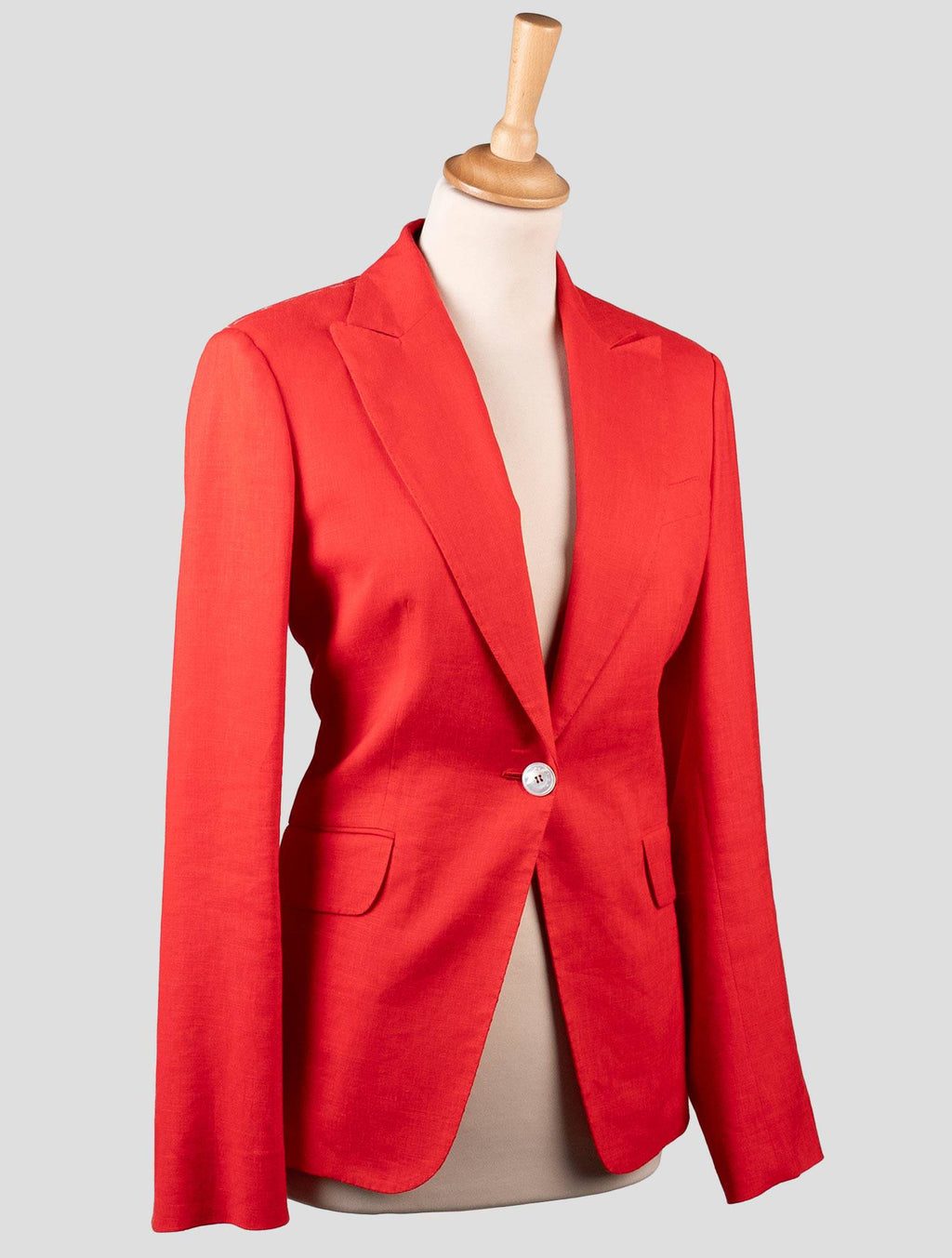 Kiton Kiton Red Linen Viscose Ea Suit Red 001