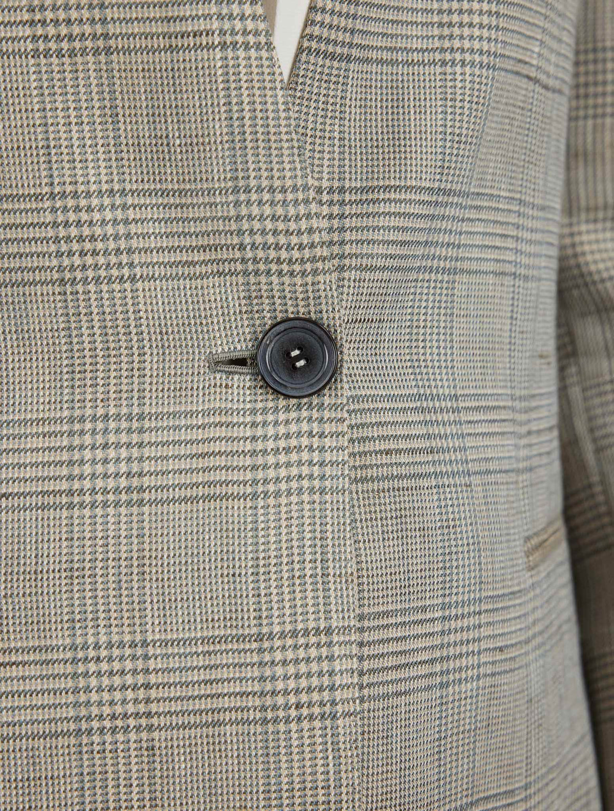 Kiton Multicolor Linen Cashmere Silk Blazer