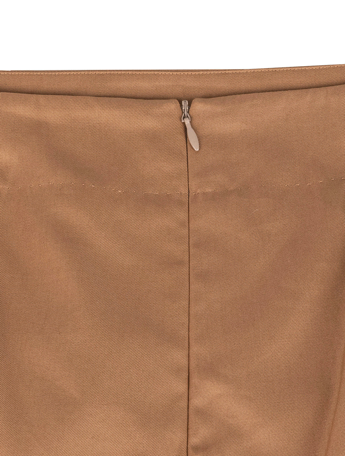 Kiton Brown Cotton Skirt
