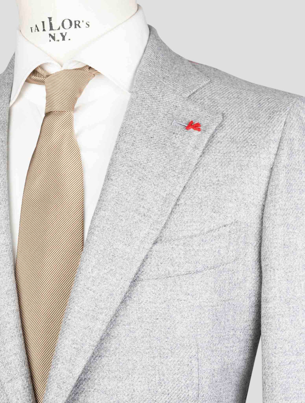 Isaia Gray Cashmere Blazer