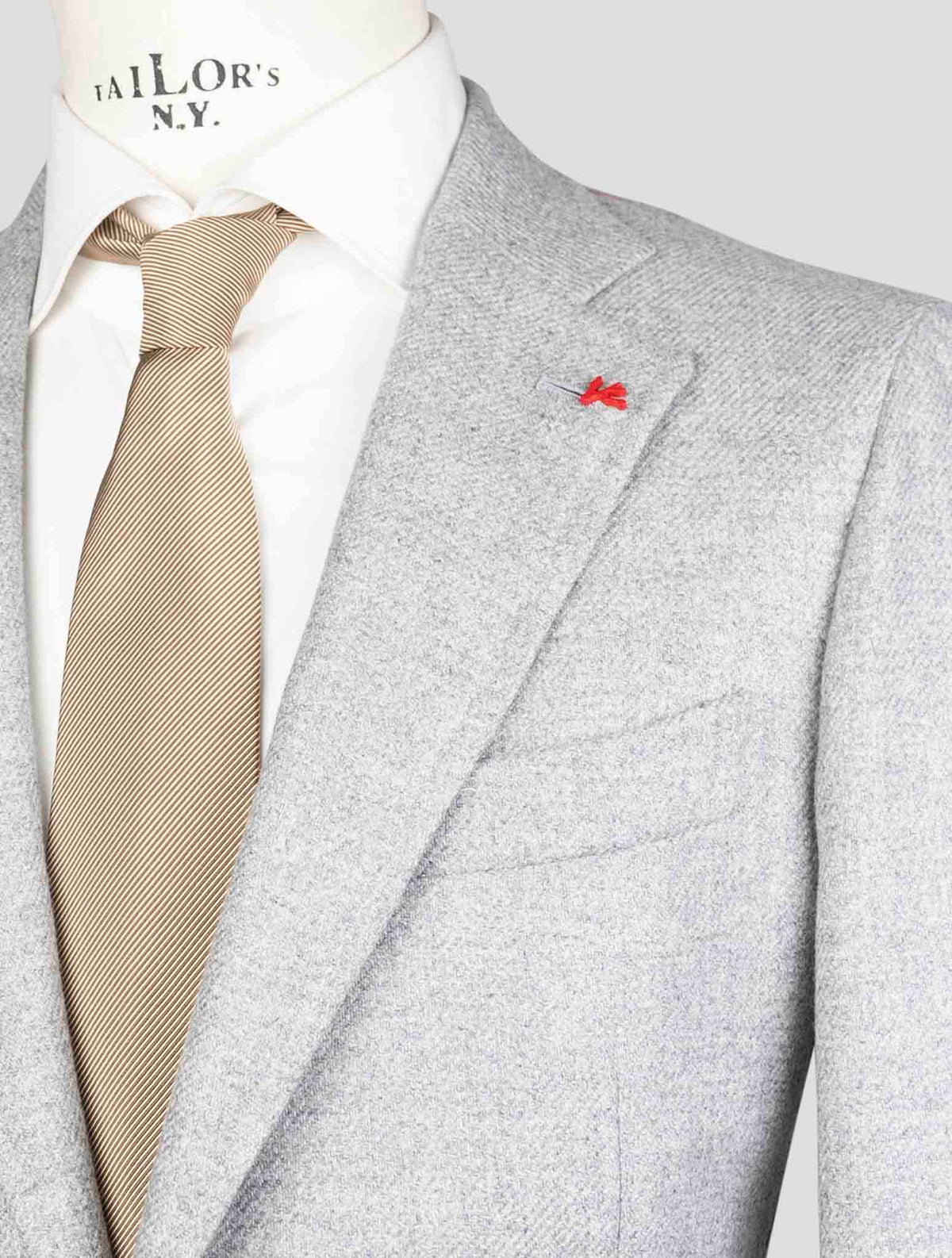 Isaia Gray Cashmere Blazer