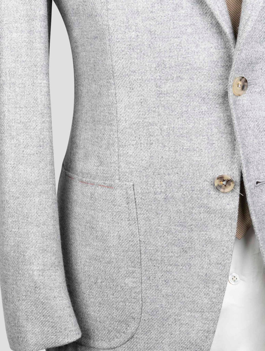 Isaia Gray Cashmere Blazer