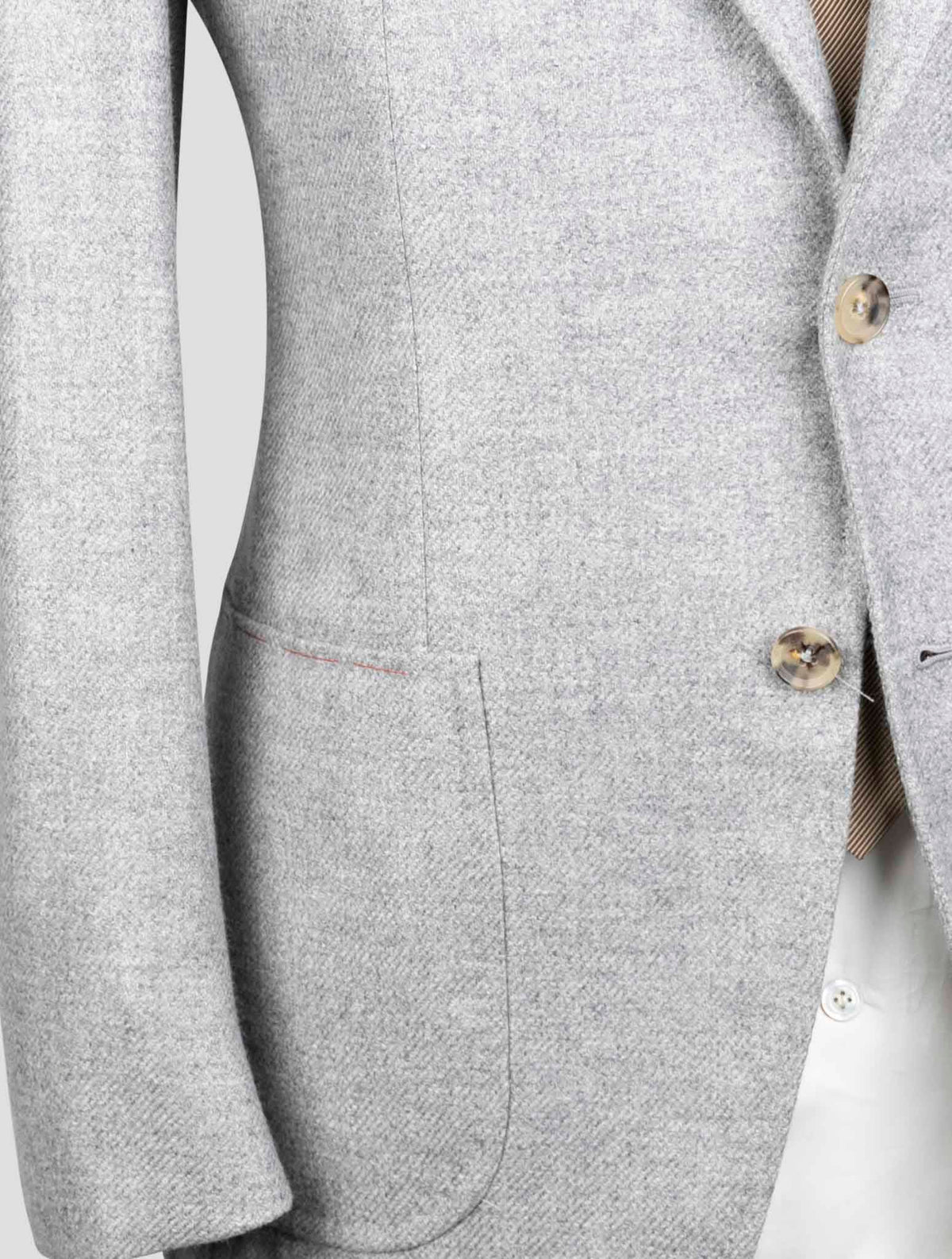 Isaia Gray Cashmere Blazer
