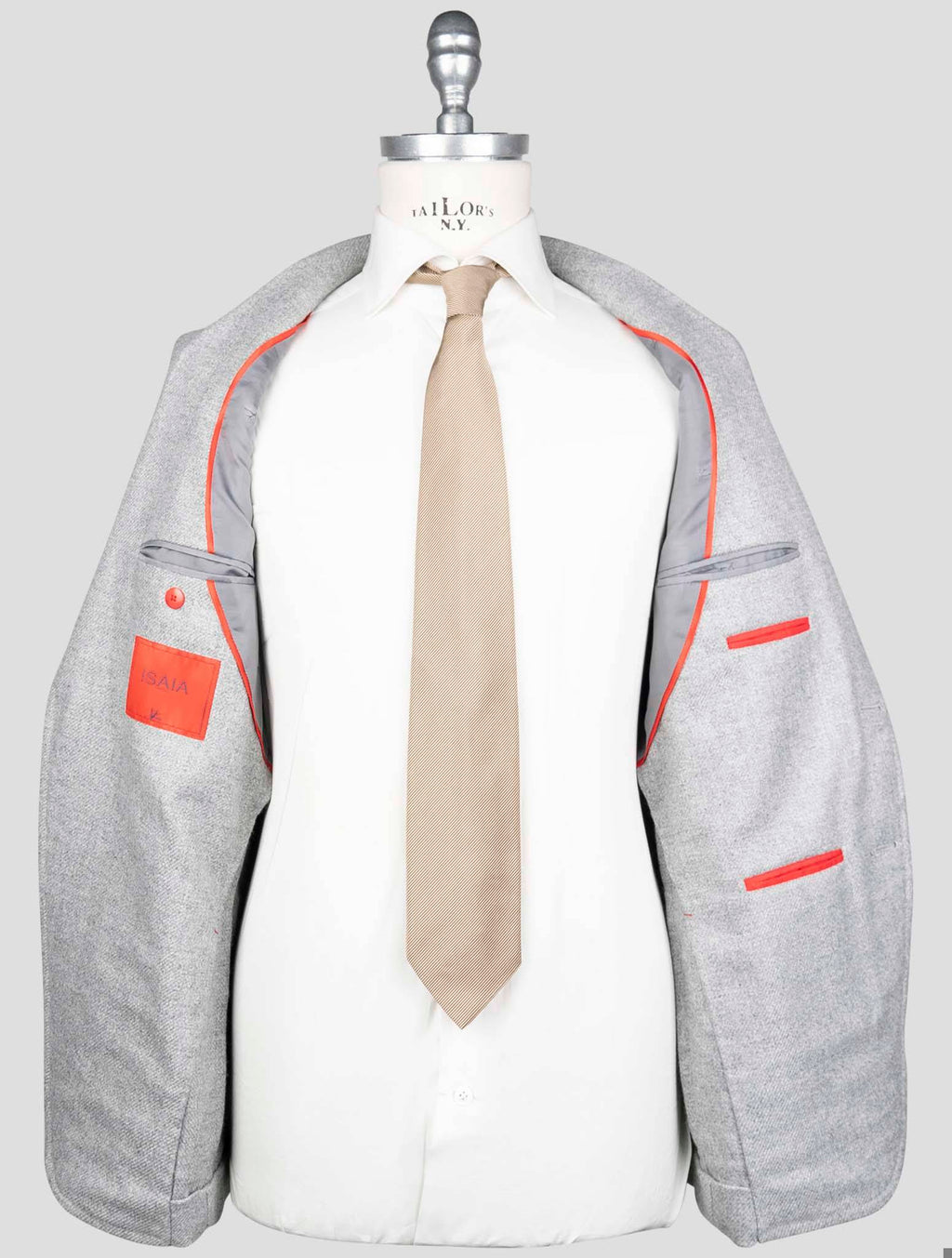 Isaia Gray Cashmere Blazer