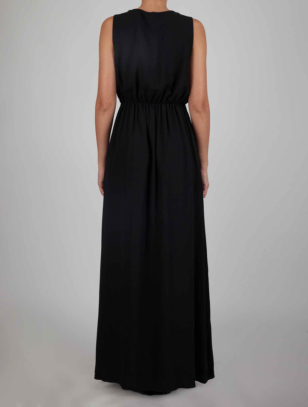 Kiton Dark Blue Silk Dress