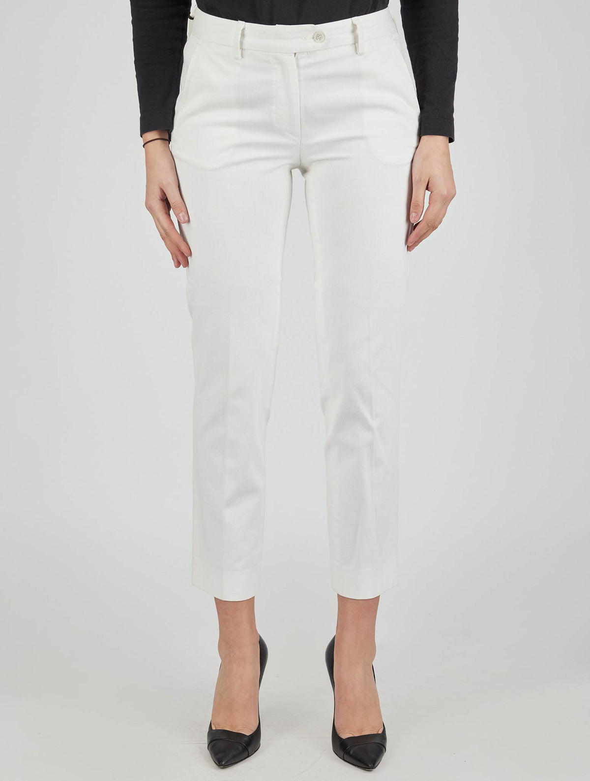 Kiton Kiton White Cotton Ea Pants White 000