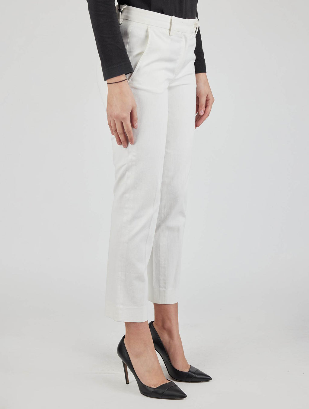 Kiton Kiton White Cotton Ea Pants White 001