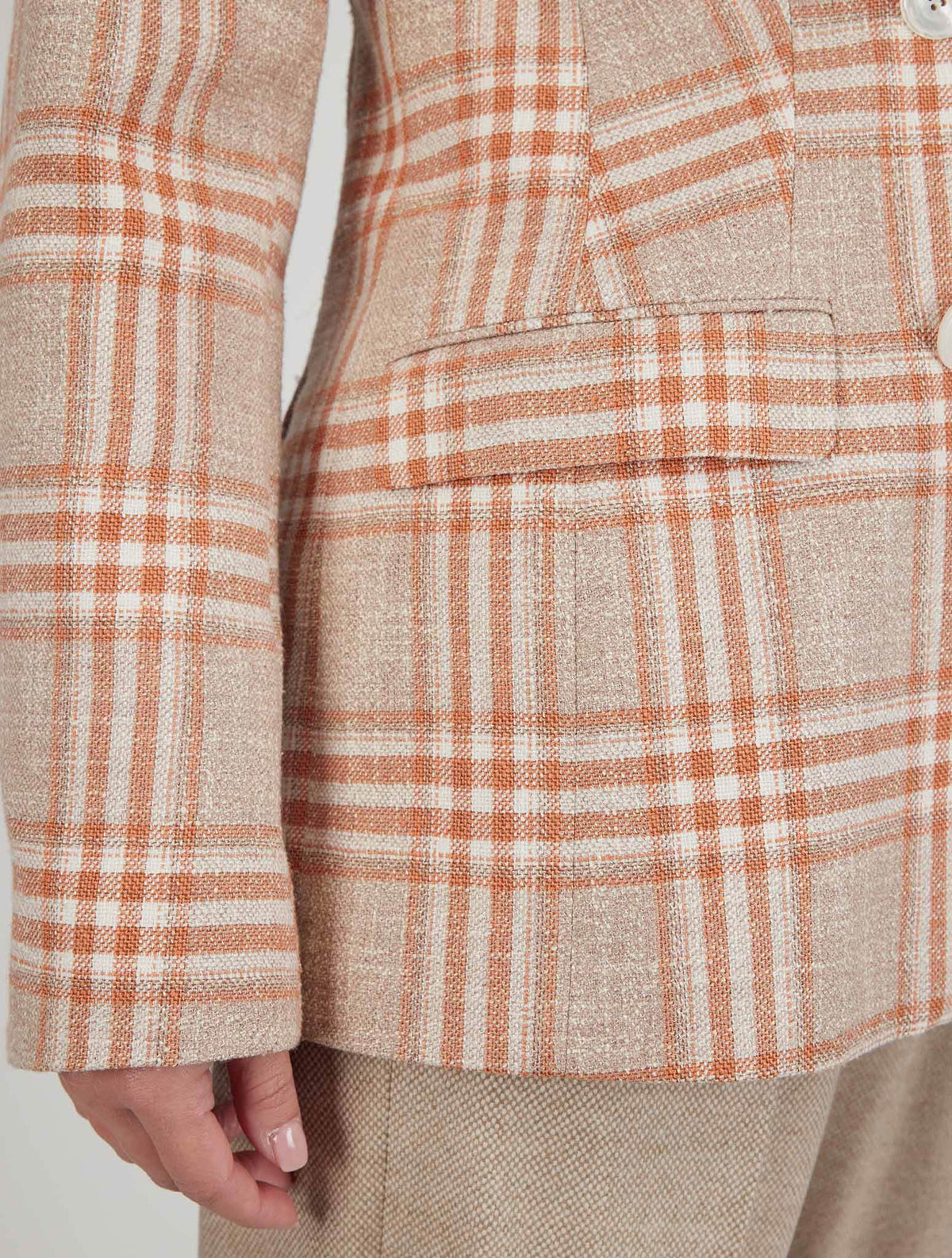 Kiton Multicolor Wool Alpaca Pa Blazer