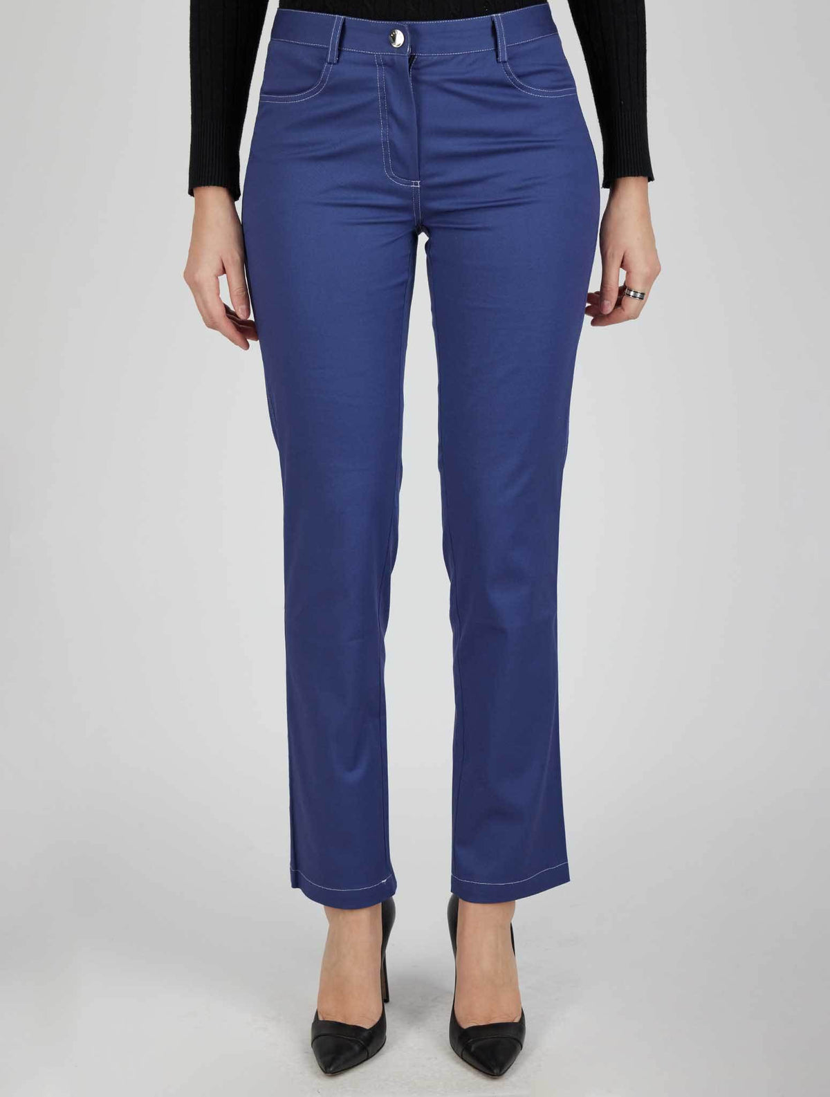 Kiton Blue Cotton Ea Jeans