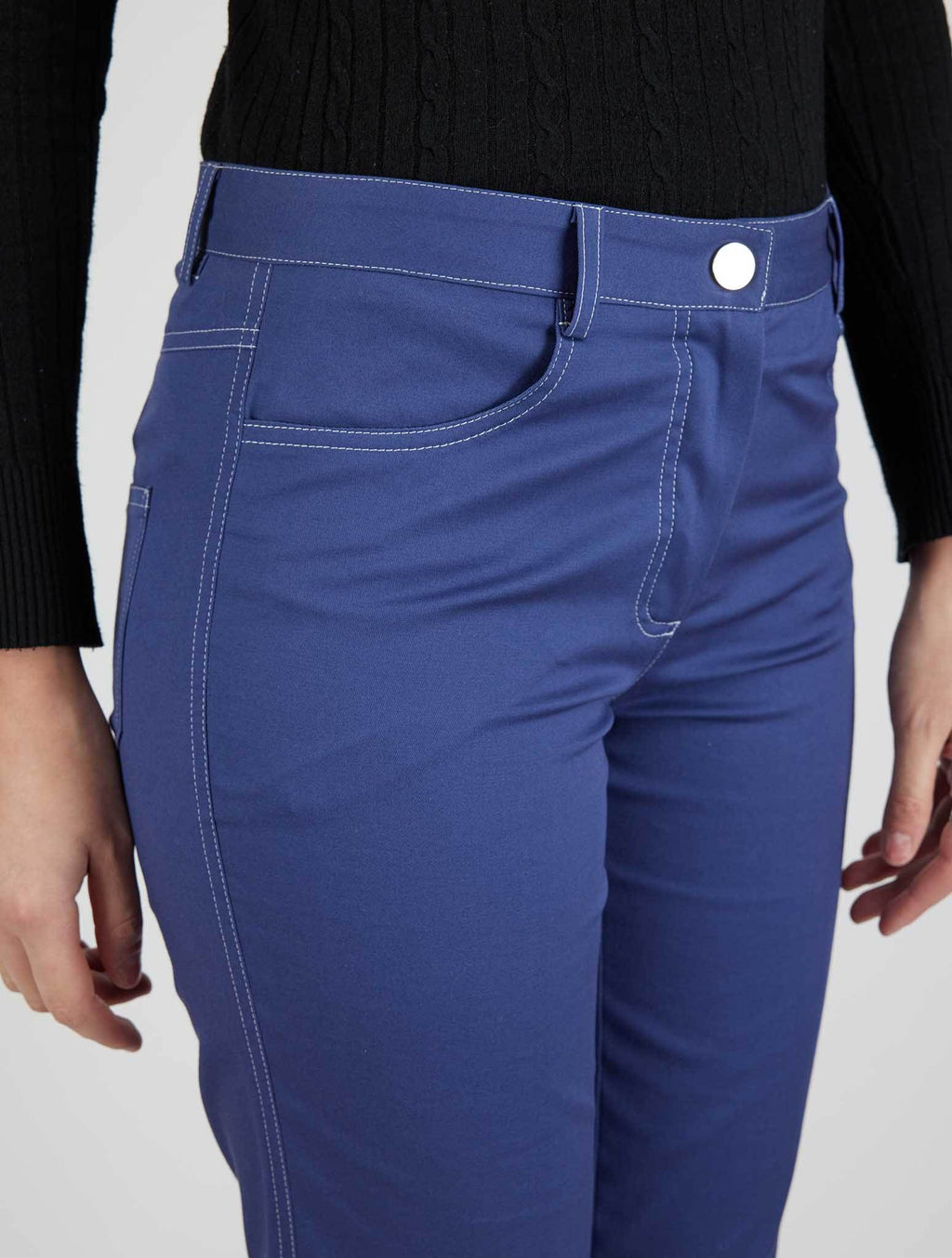 Kiton Blue Cotton Ea Jeans