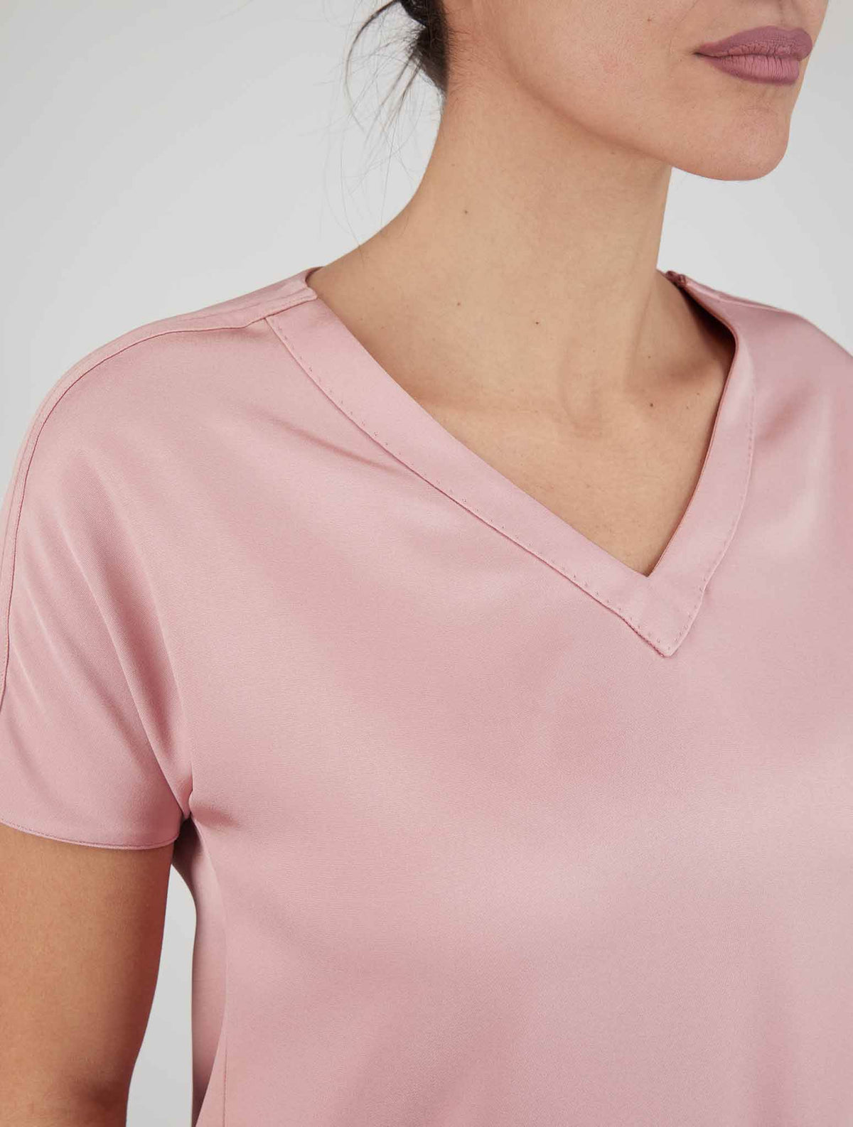 Kiton Pink Silk Ea Shirt + Pants