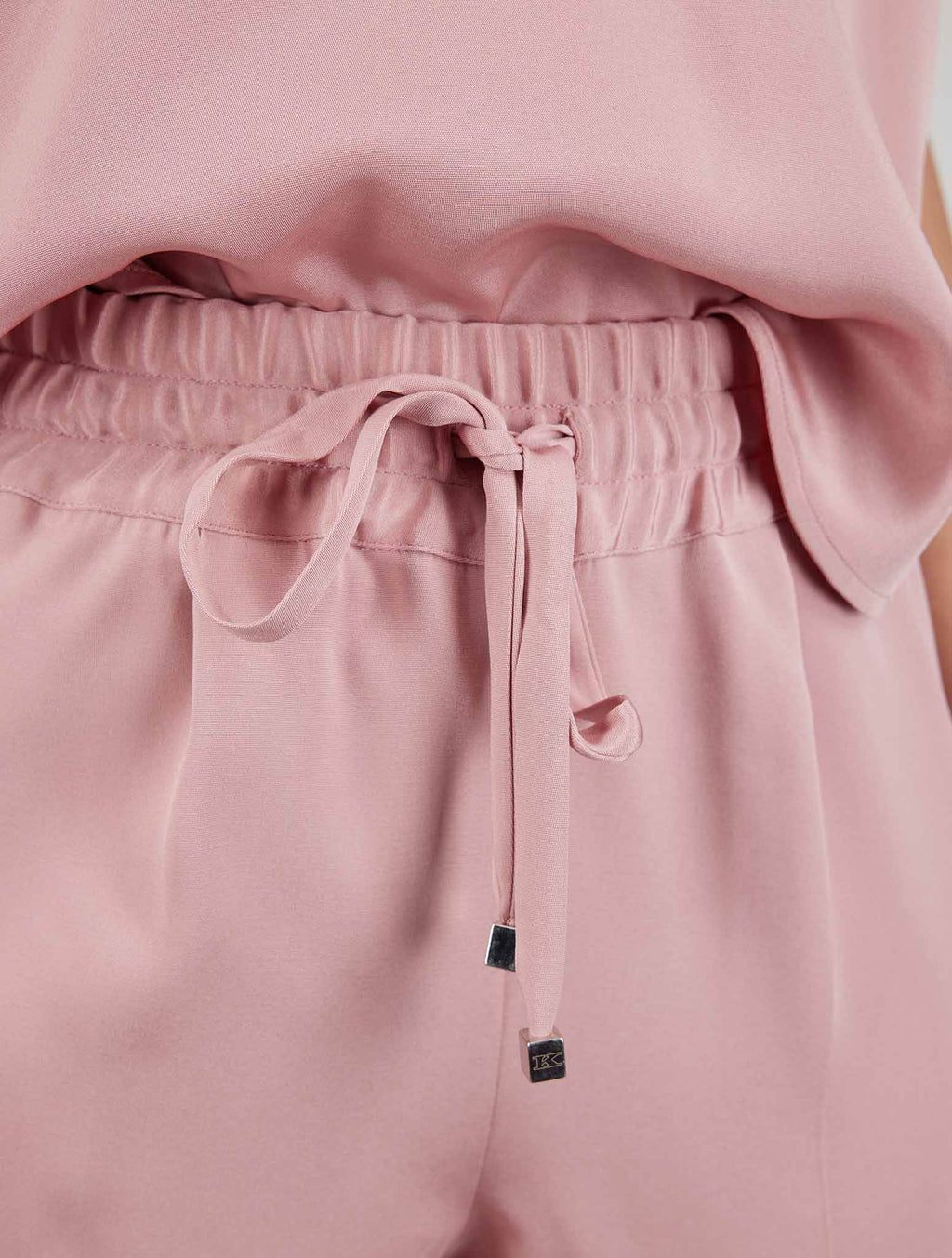 Kiton Pink Silk Ea Shirt + Pants