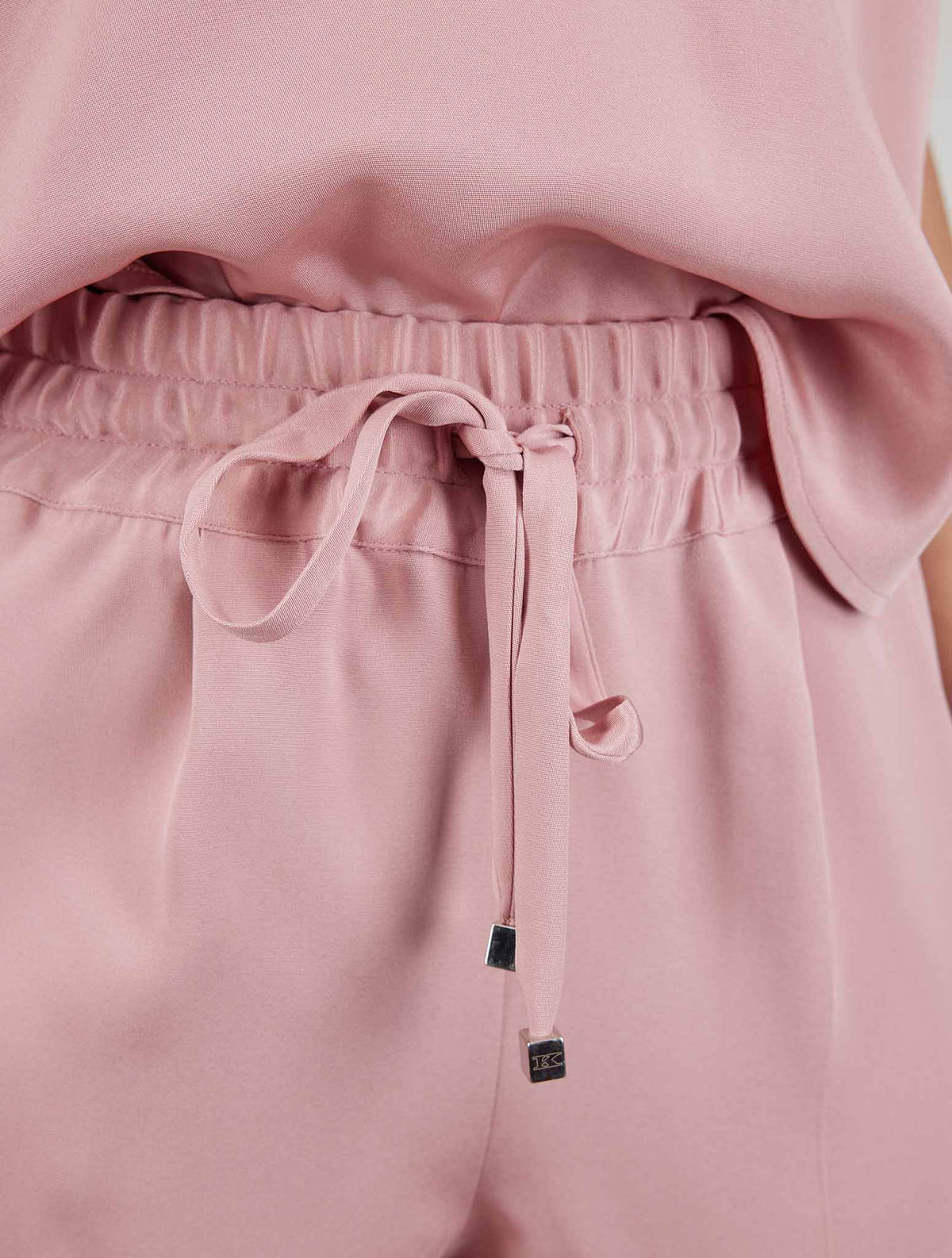 Kiton Pink Silk Ea Shirt + Pants