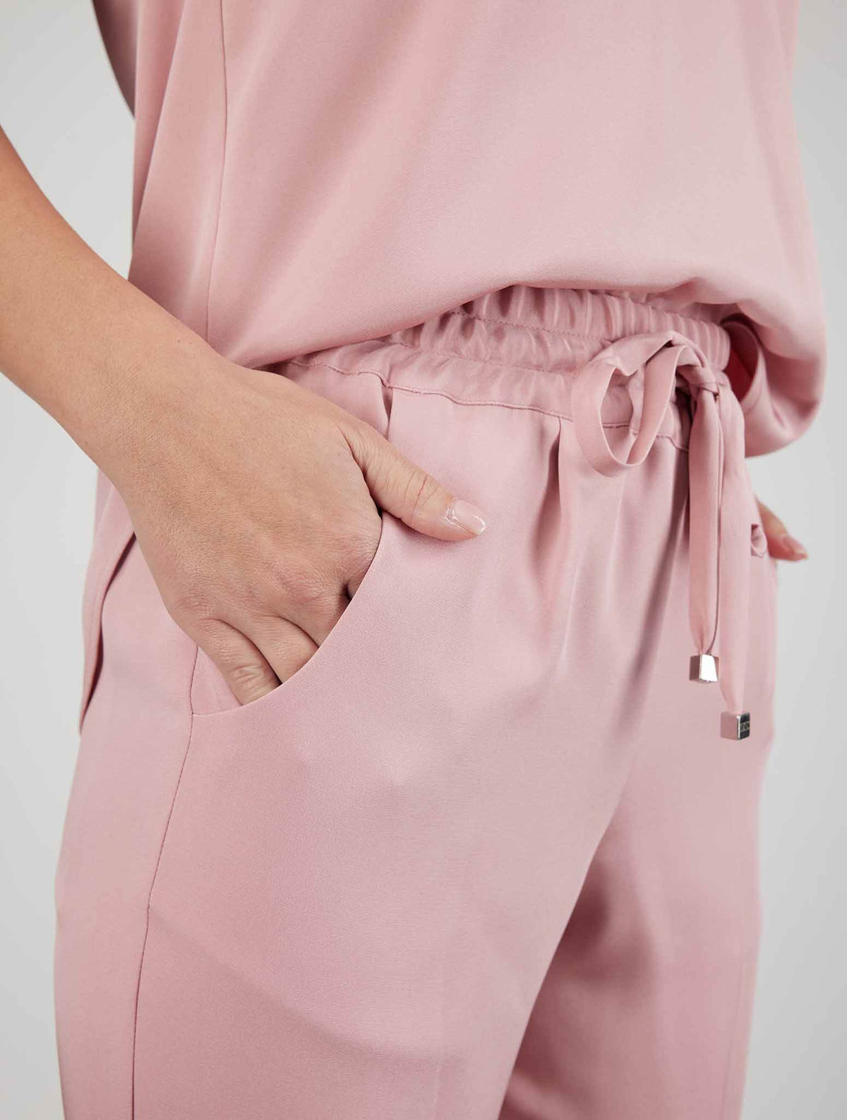 Kiton Pink Silk Ea Shirt + Pants
