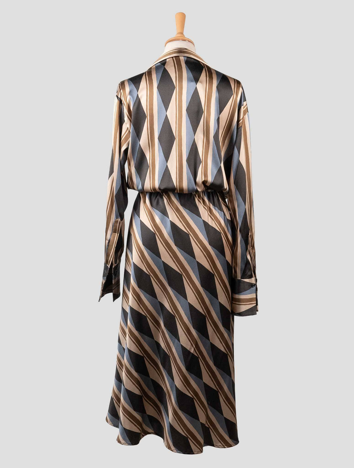 Kiton Multicolor Silk Dress
