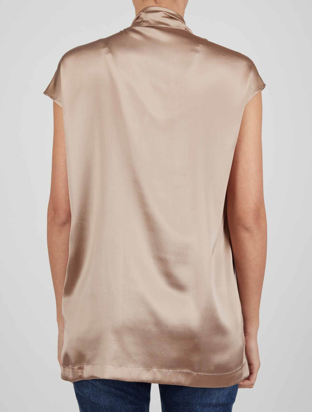 Kiton Brown Silk Shirt