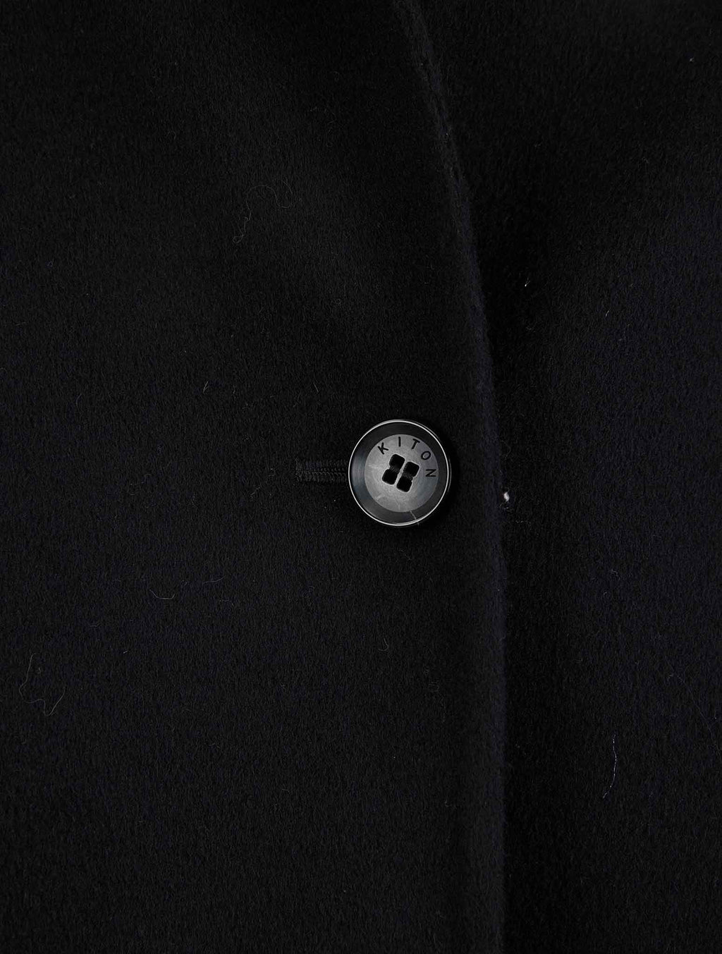 kiton Black Cashmere Blazer
