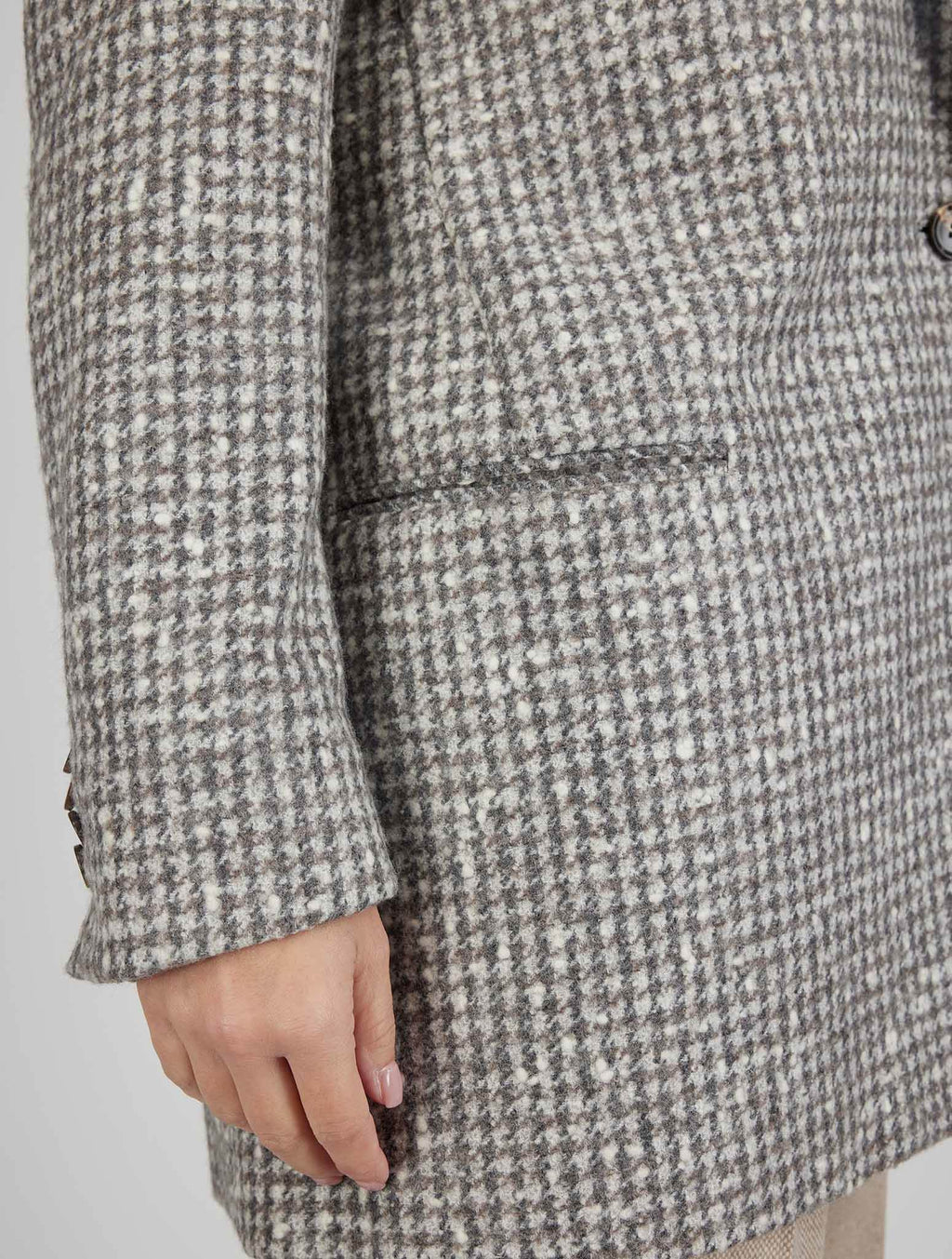 Kiton Multicolor Wool Alpaca Pa Blazer