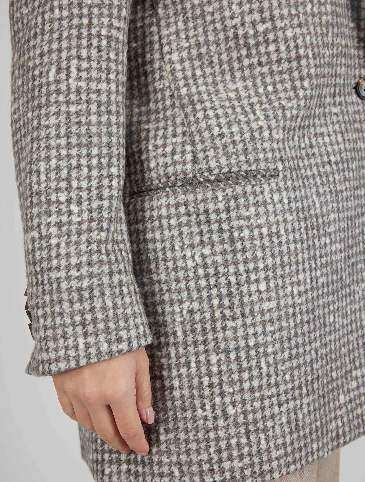 Kiton Multicolor Wool Alpaca Pa Blazer