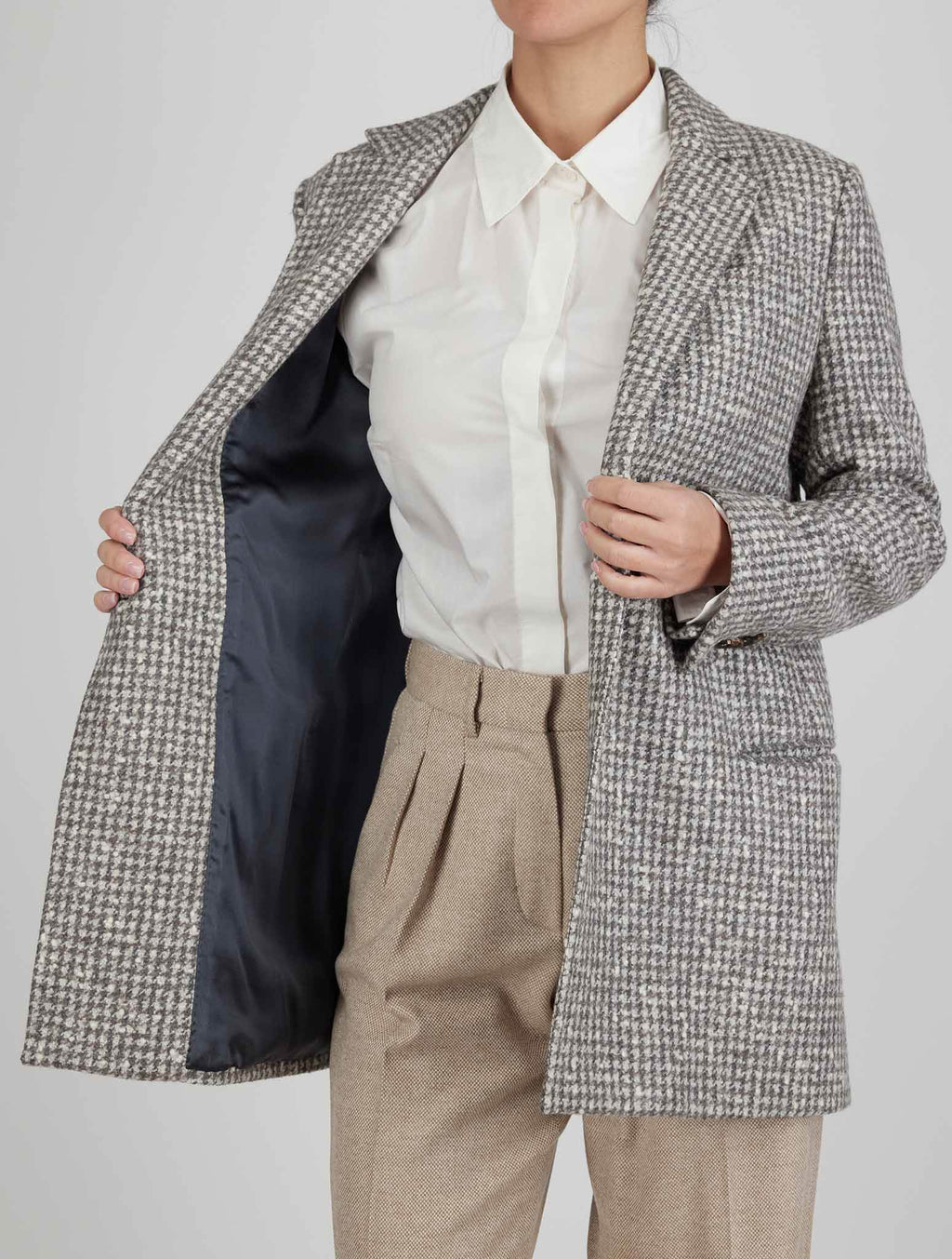 Kiton Multicolor Wool Alpaca Pa Blazer