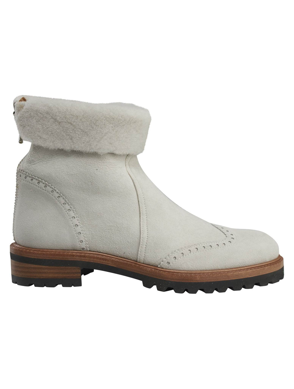 Kiton Gray Leather Suede Boots