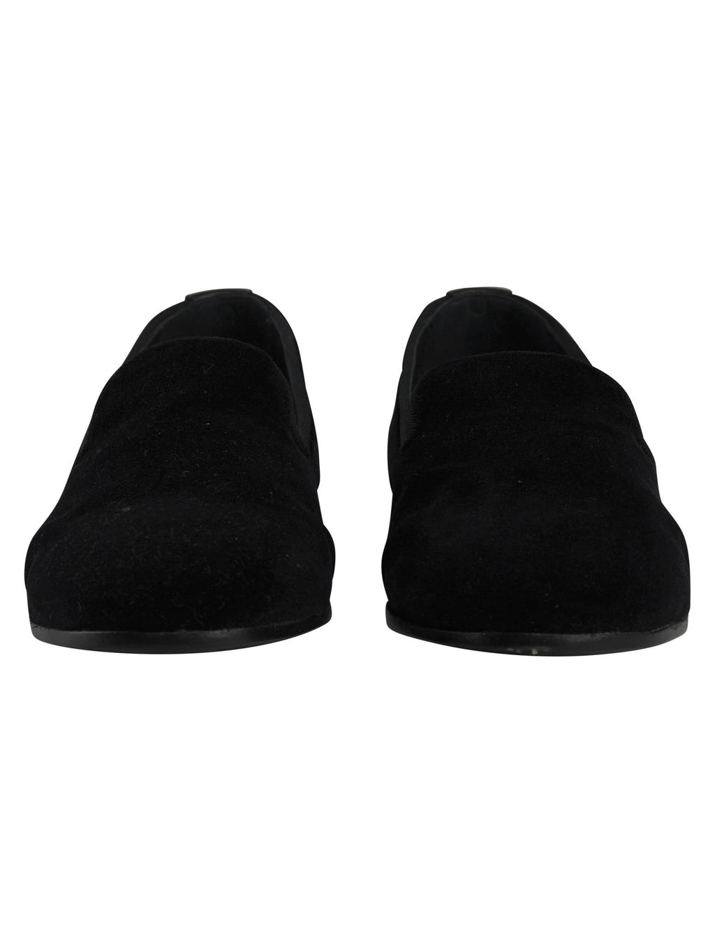 Kiton Kiton Black Leather Suede Loafers Black 001