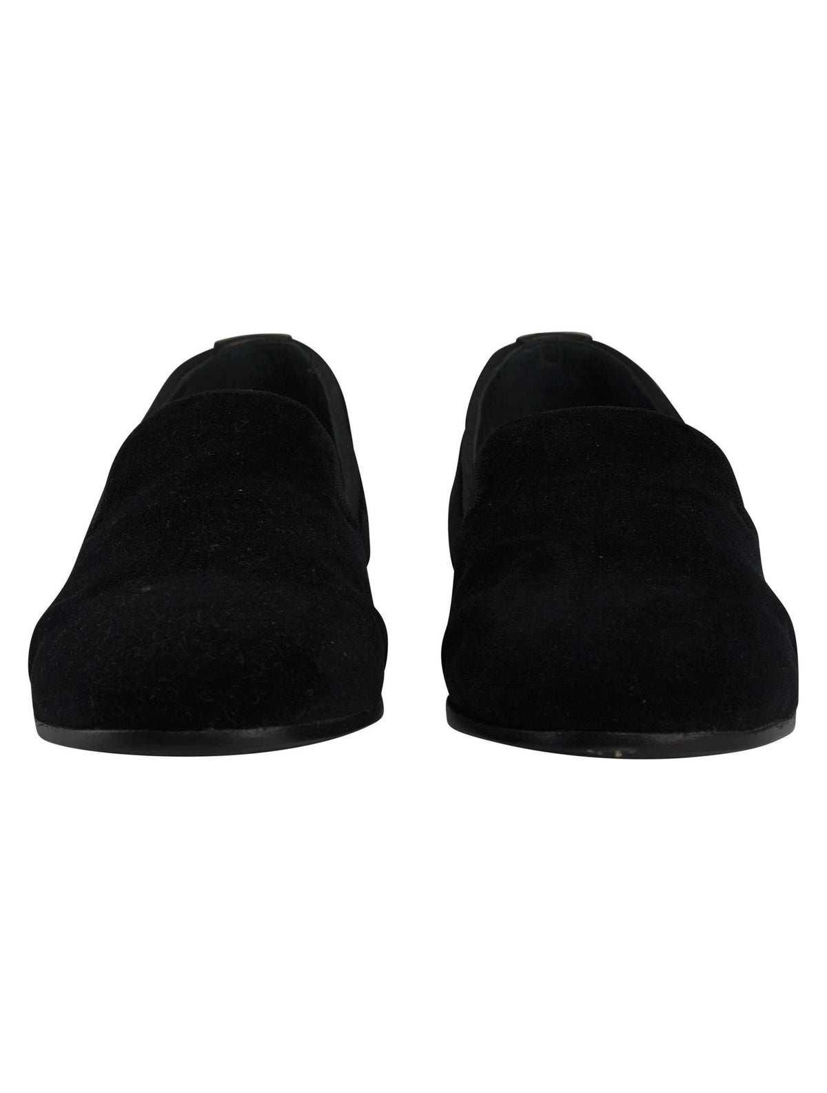 Kiton Kiton Black Leather Suede Loafers Black 001