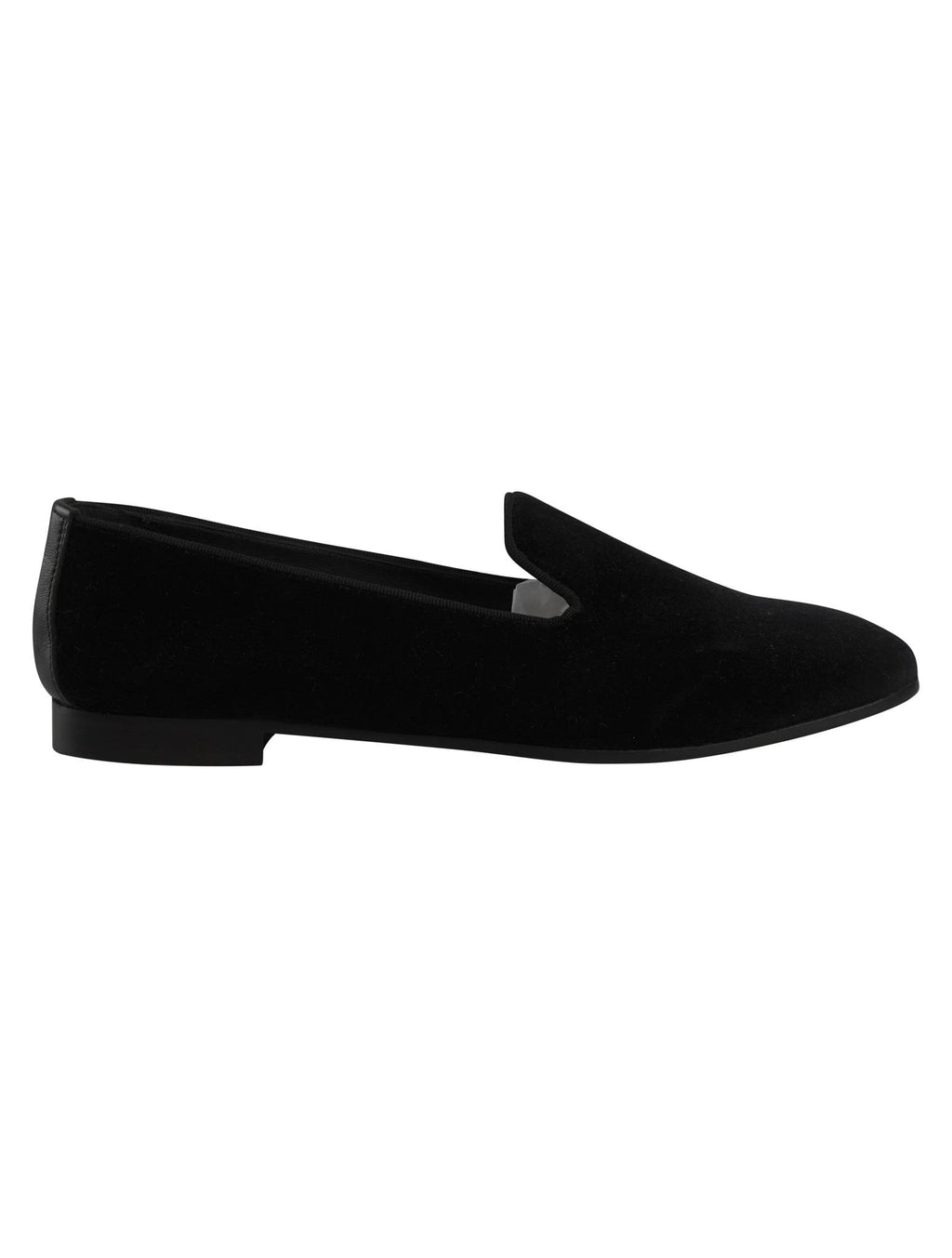 Kiton Black Leather Suede Loafers
