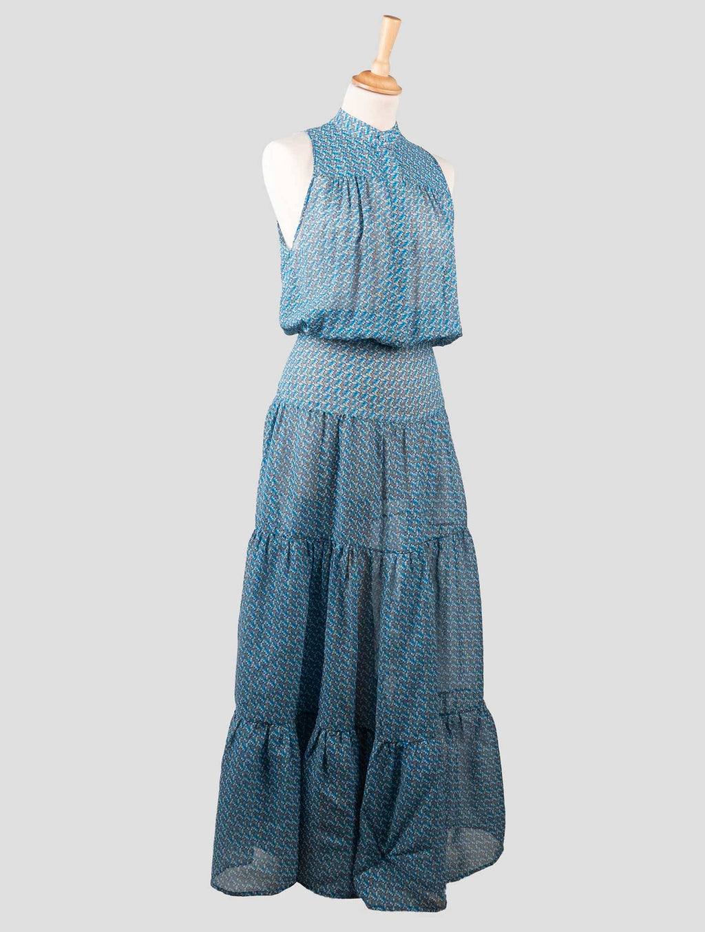 Kiton Kiton Multicolor Silk Dress Multicolor 001