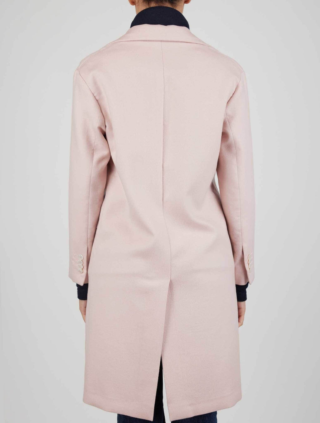Kiton Pink Cashmere Silk Ea Coat