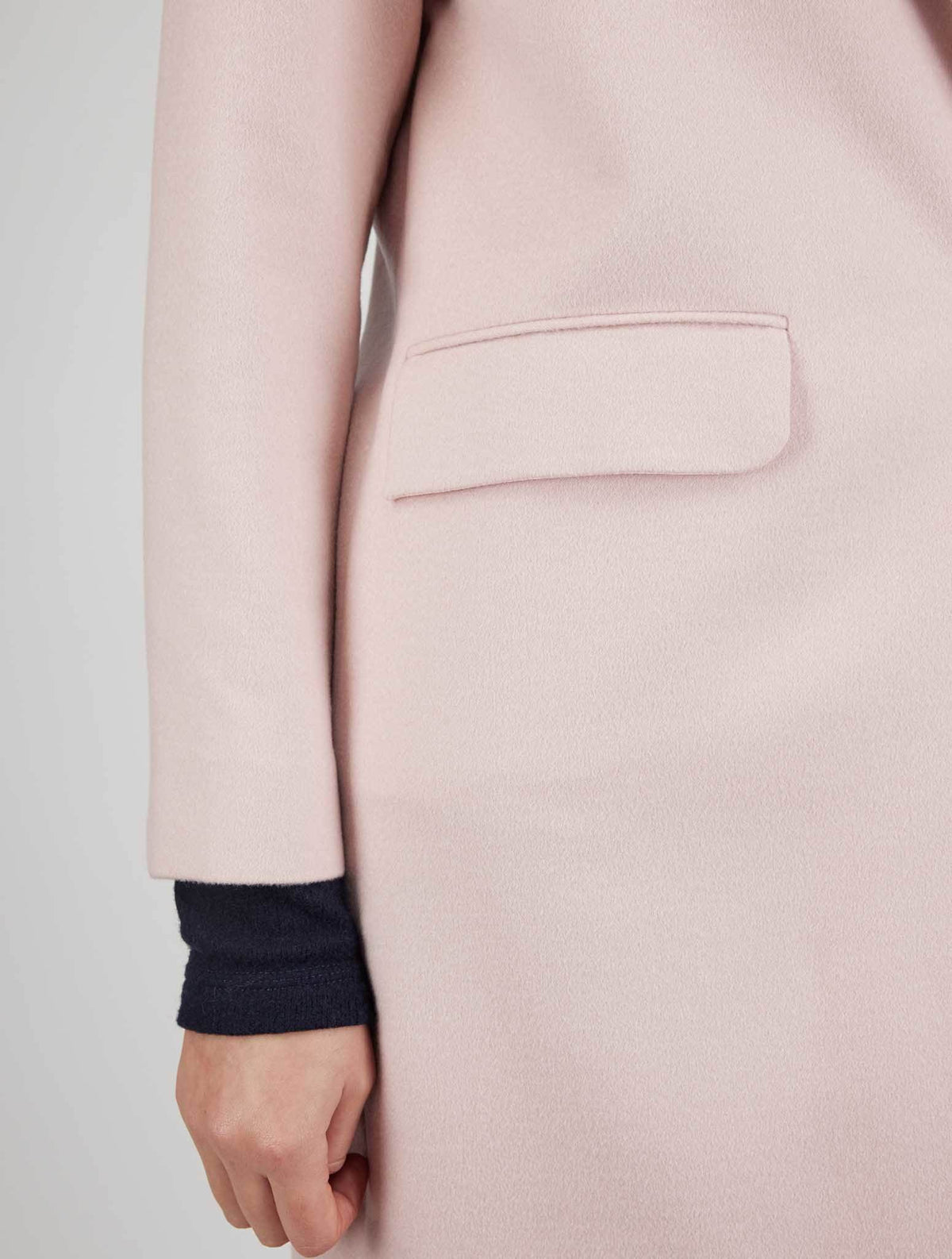 Kiton Pink Cashmere Silk Ea Coat