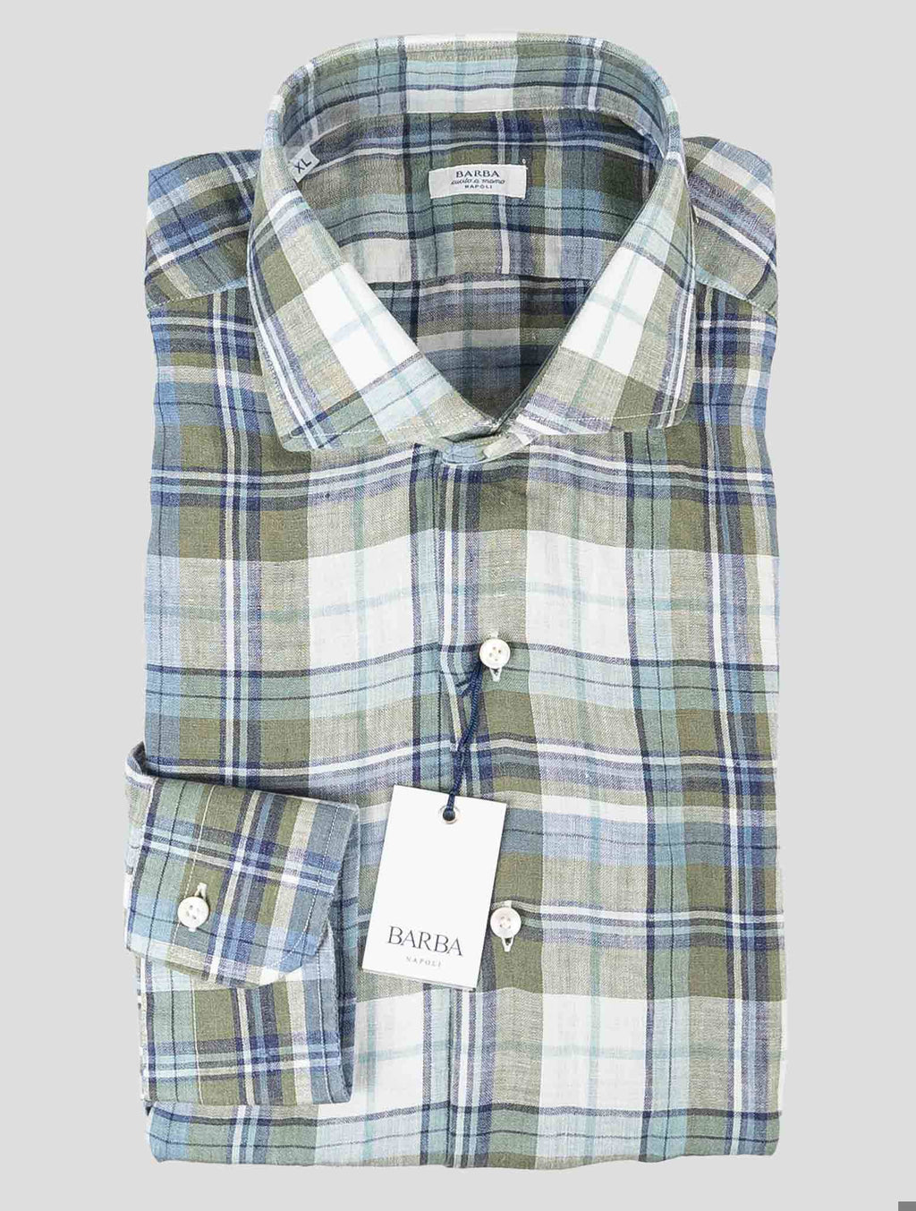 Barba Napoli Barba Napoli Multicolor Linen Shirt Multicolor 000