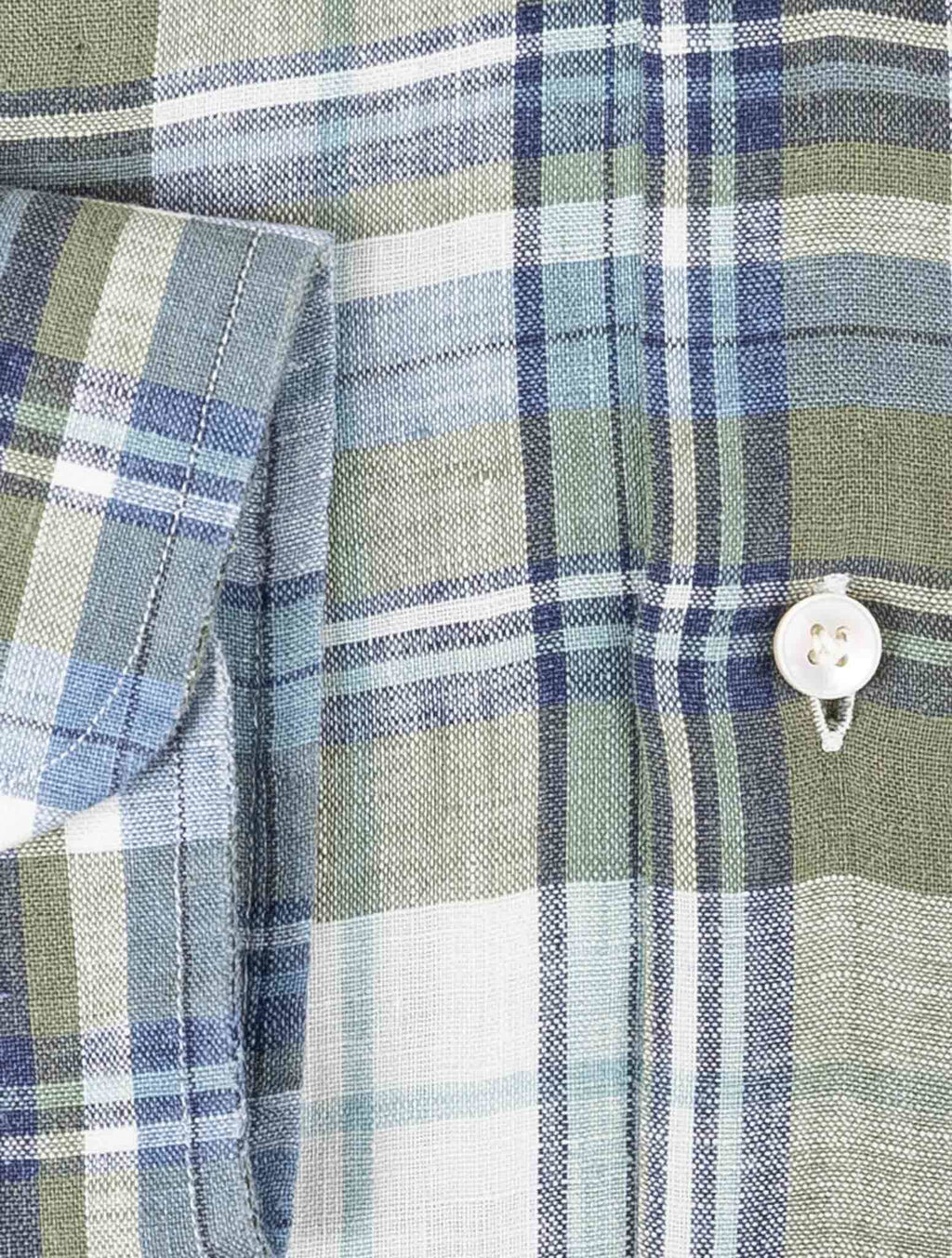 Barba Napoli Multicolor Linen Shirt