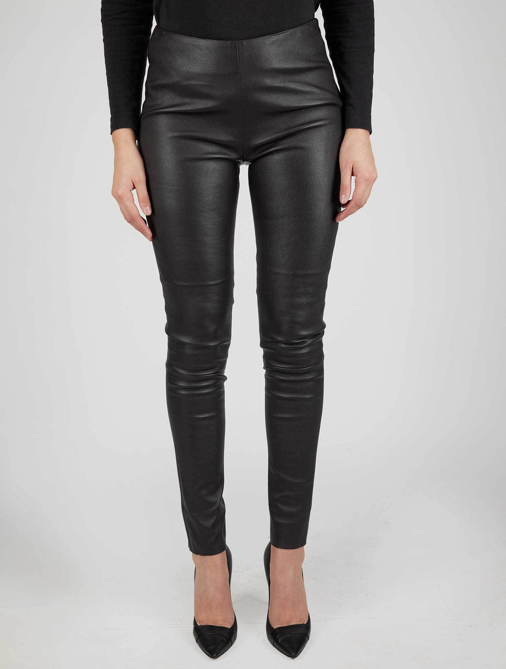 Kiton Kiton Brown Leather Pants Brown 000