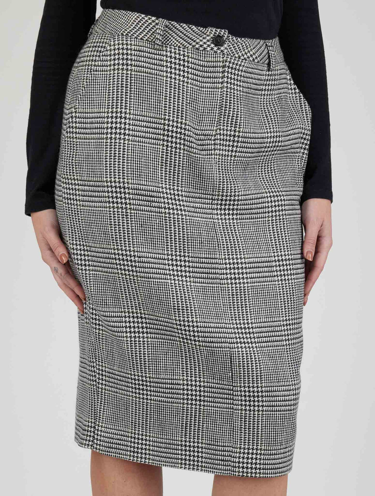Kiton Kiton Milticolor Silk Cashmere Linen Skirt Multicolor 001