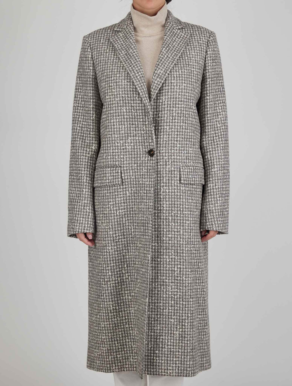 Kiton Multicolor Wool Alpaca Pa Overcoat