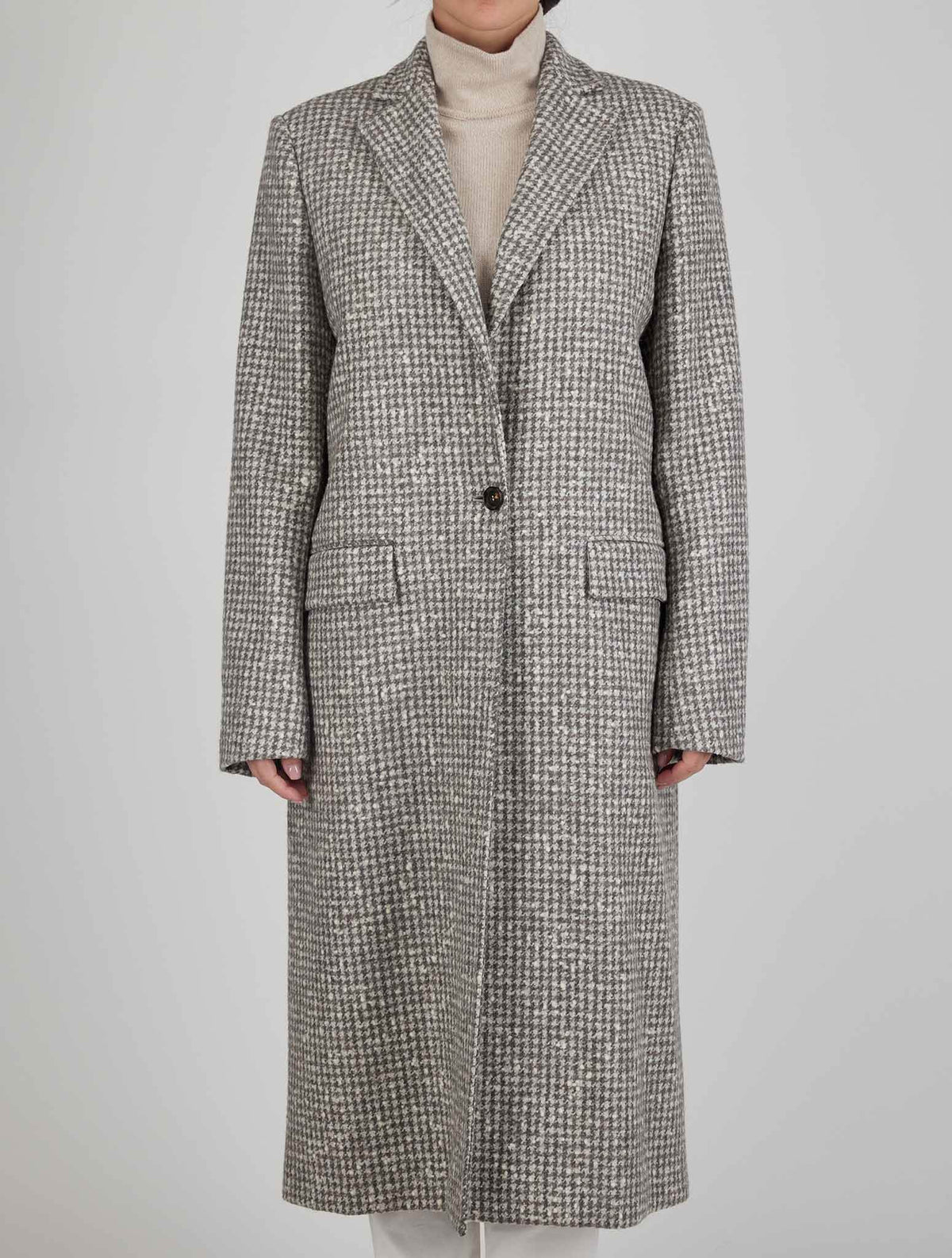 Kiton Multicolor Wool Alpaca Pa Overcoat