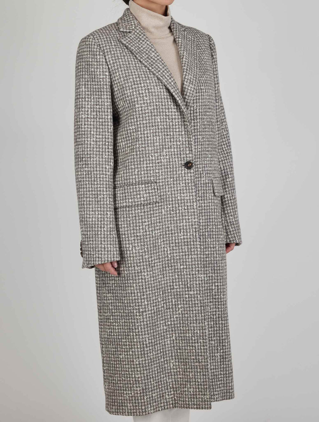 Kiton Kiton Multicolor Wool Alpaca Pa Overcoat Multicolor 001