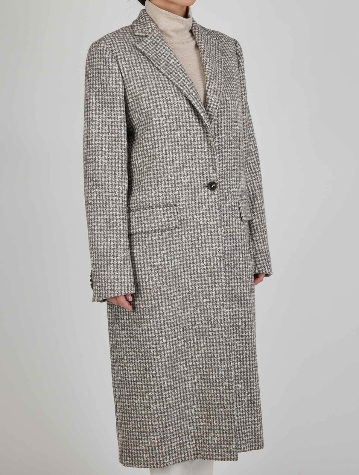 Kiton Kiton Multicolor Wool Alpaca Pa Overcoat Multicolor 001