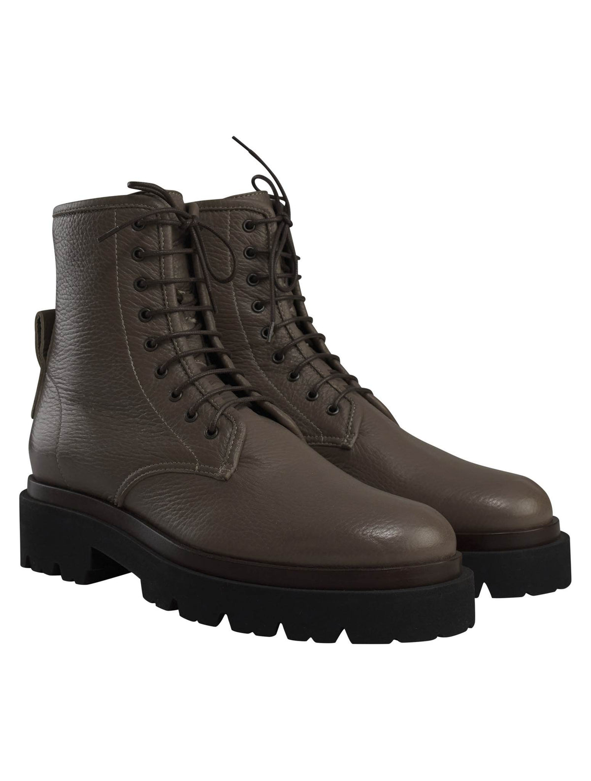 Kiton Kiton Blue Leather Suede Boots Blue 000