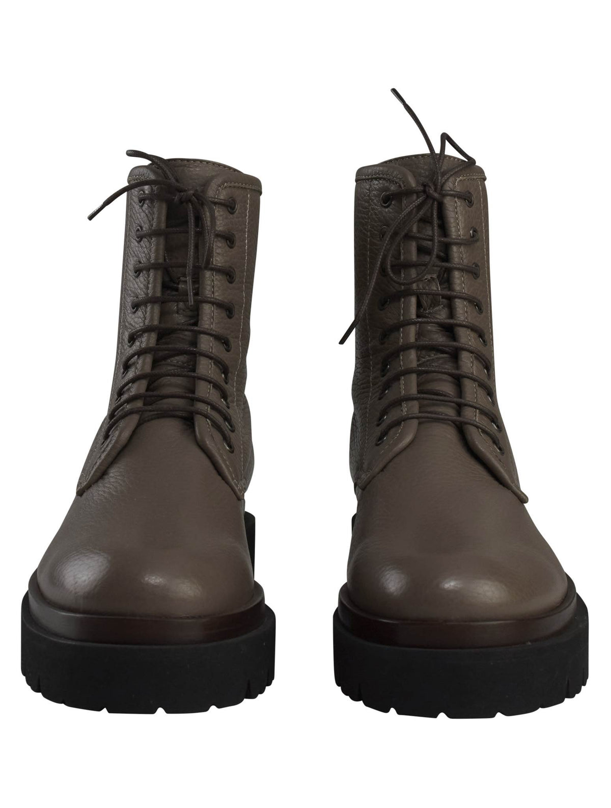 Kiton Kiton Blue Leather Suede Boots Blue 001