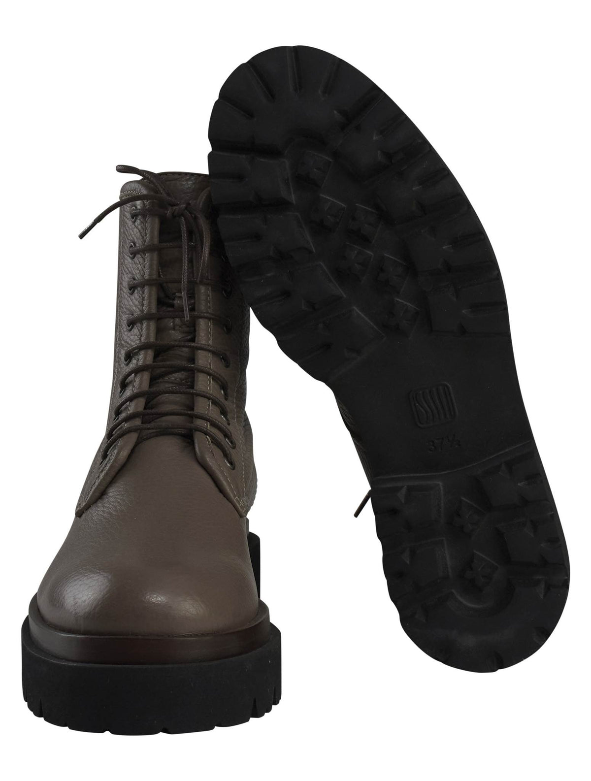 Kiton Blue Leather Suede Boots