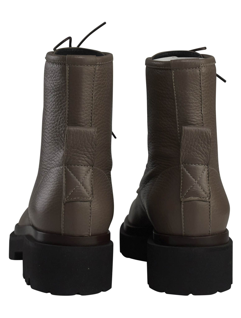 Kiton Blue Leather Suede Boots