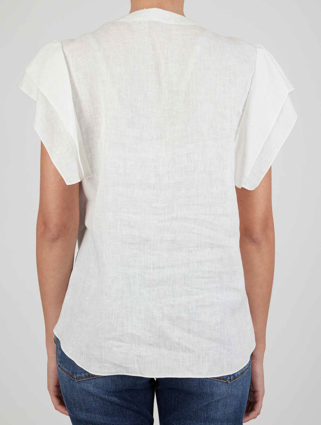 Kiton White Linen Shirt