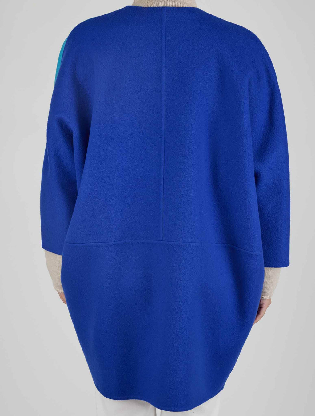 Kiton Blue Cashmere Overcoat